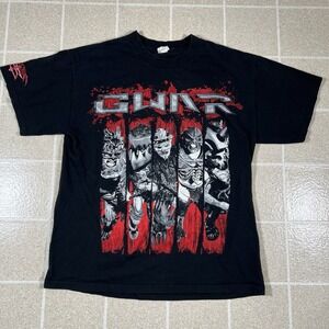 Vintage Y2K 2010 Gwar Bloody Tour Of Horror Band Tshirt Sz L Grunge Rock Music